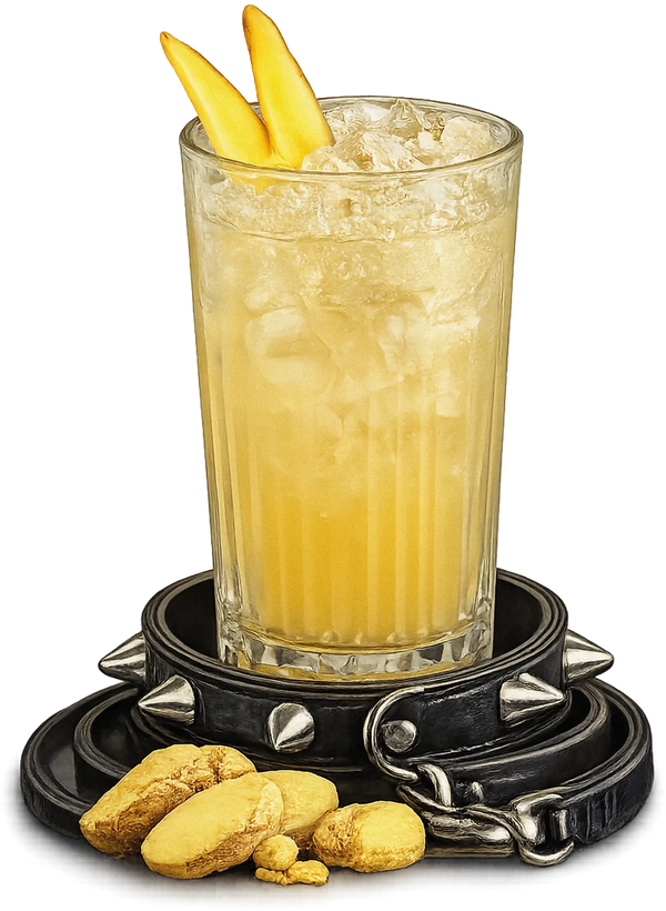 Griza Lemonade: limonadă cu bază de ghimbir Griza, lămâie și gheață