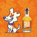 Bază de ghimbir Griza 200 ml cu 50% ghimbir, sticla de cadou, alături de mascota Ginger Head