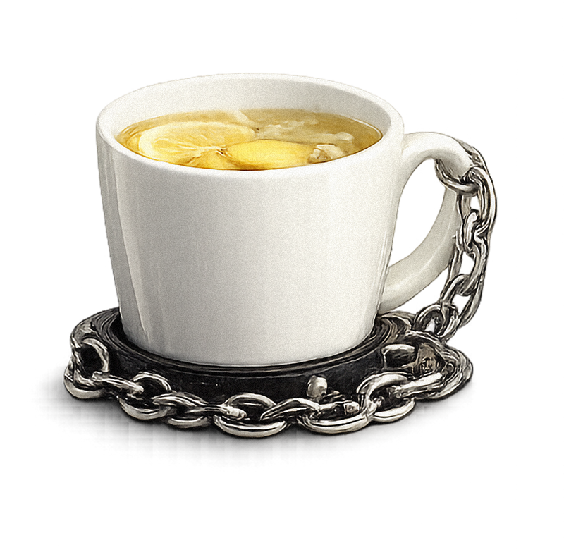 Hot Ginger: ceai cald preparat cu sirop de ghimbir Griza