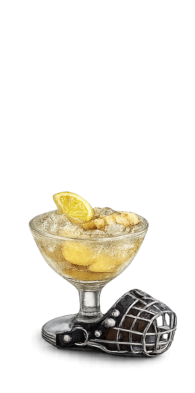Cocktail Năzdrăvan preparat cu sirop de ghimbir Griza